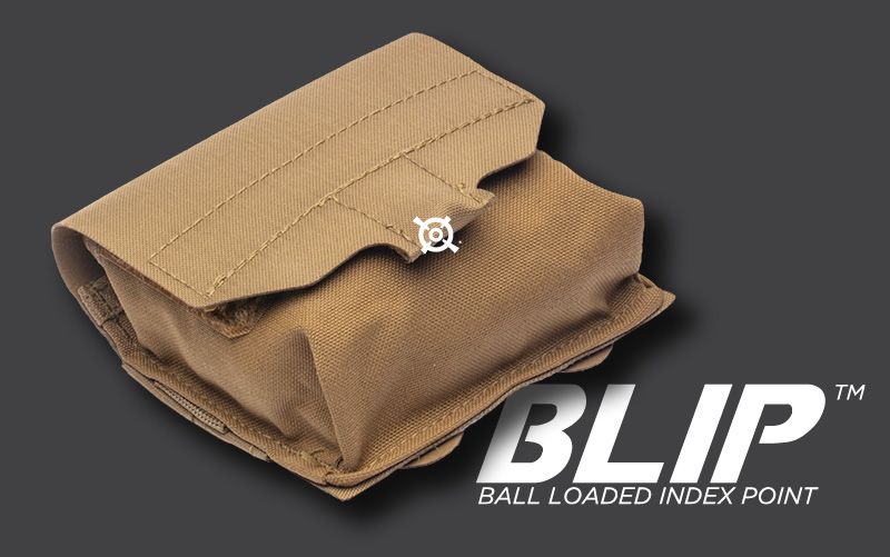 Easy Access Pull Tab; Ball Loaded Index Point (BLIP)