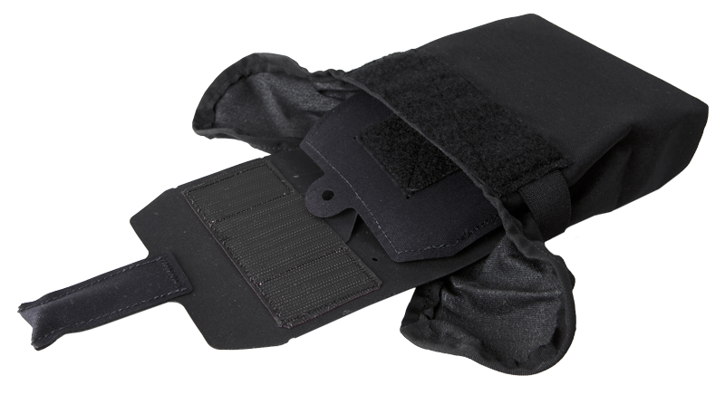 Black Trauma Kit opened with inner bag showing