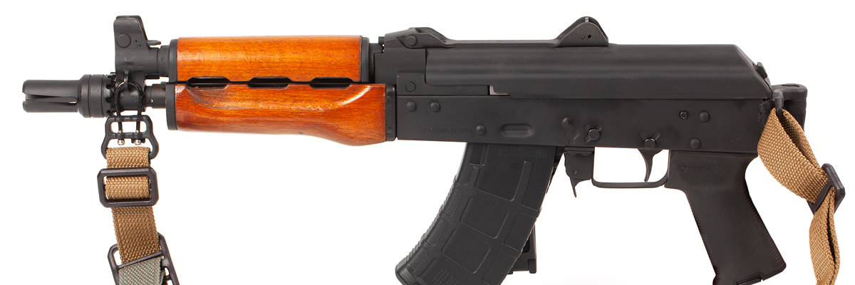 Bulgarian AKS-74 with AAC suppressor sling attachment hardware