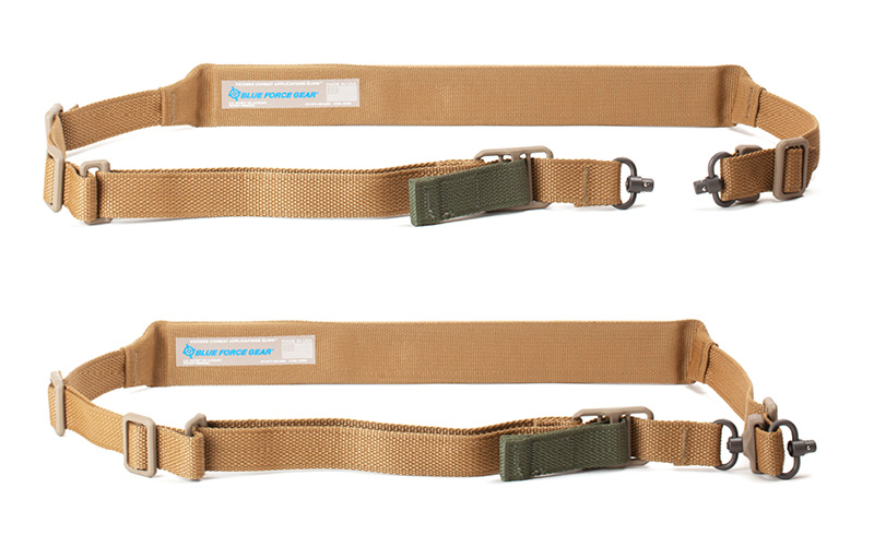 The Vickers 221 Sling showing two-point to one-point configuration