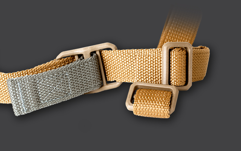 Vickers Sling  Quck Adjuster with Contrasting Pull Tab (wolf gray)