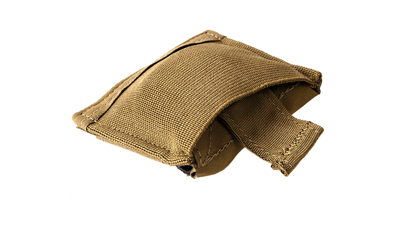 BFG Dump Pouch is compact, measuring 3 inches by 3.5 inches by 1 inch