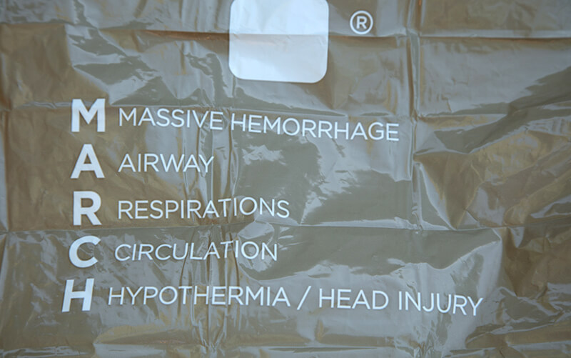 Hypothermia Blanket includes MARCH Protocol