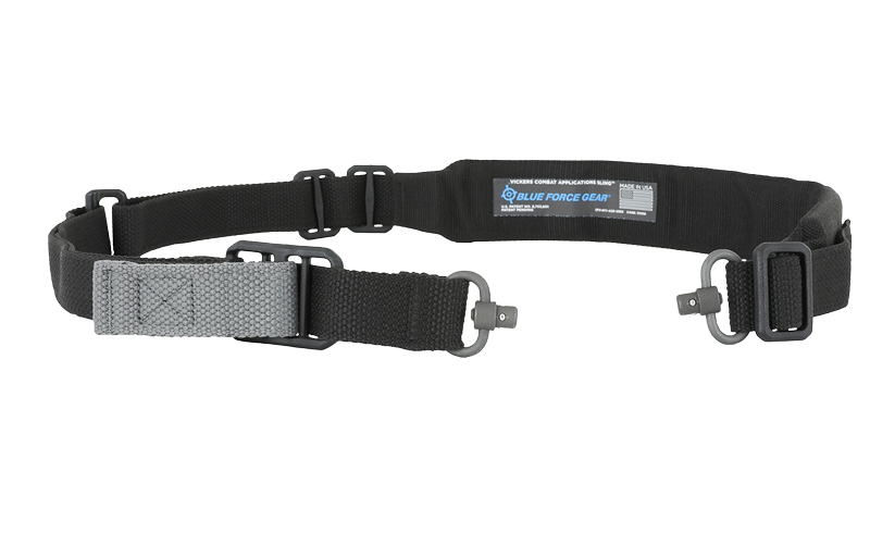 Vickers Push Button Sling in Black with padding
