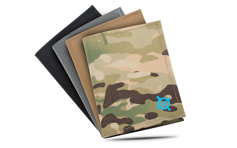 BFG Wallet Colors in Multicam, Black, Wolf Gray and Coyote Brown
